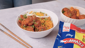 Crispy Chicken & Instant Noodles