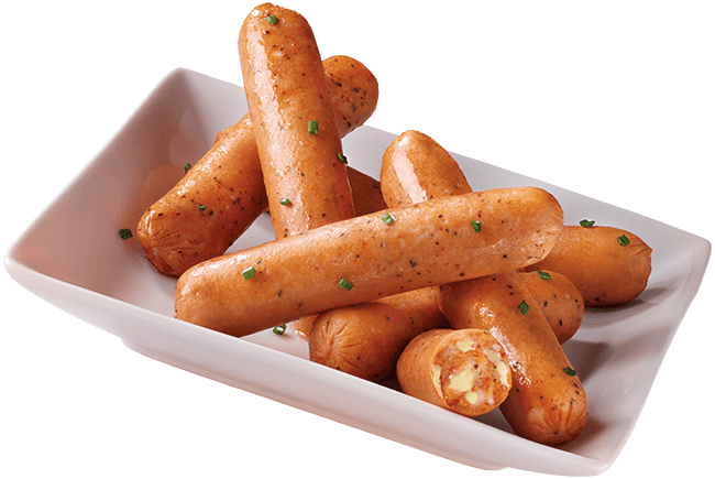 Chicken Cheese and Onion Sausages